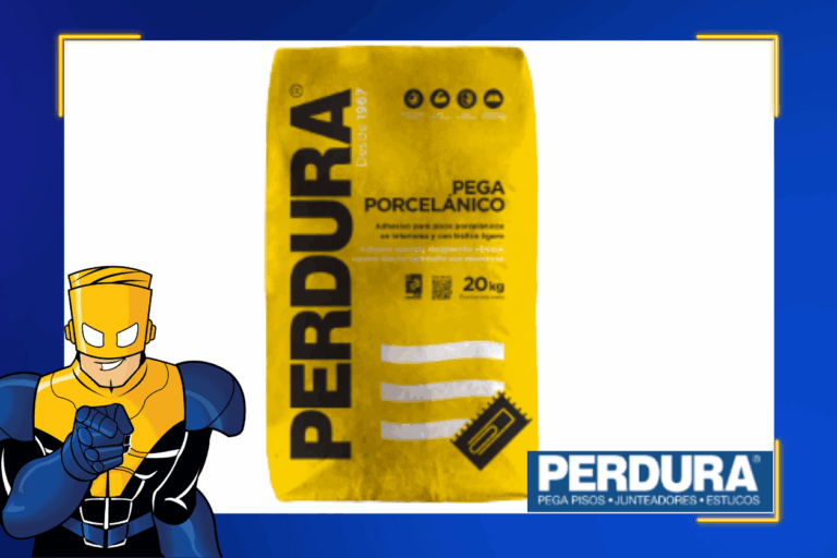 Pega Porcelánico PERDURA: Adhesivo de alto desempeño para porcelanatos