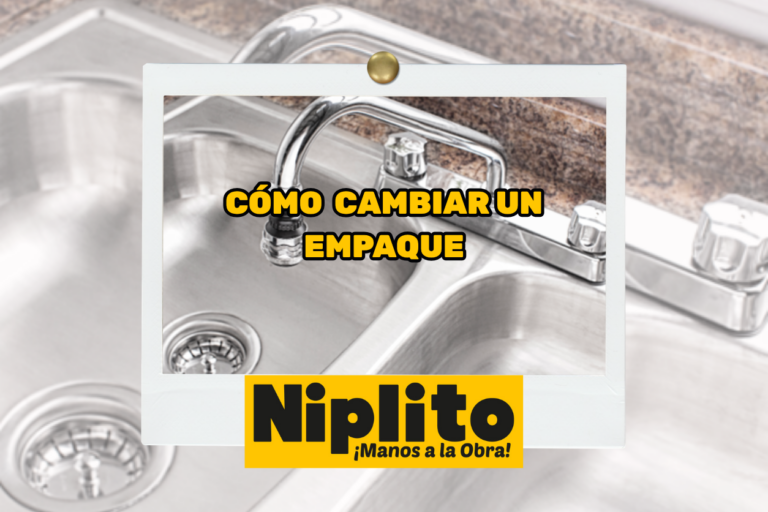 ¿Cómo cambiar un empaque?