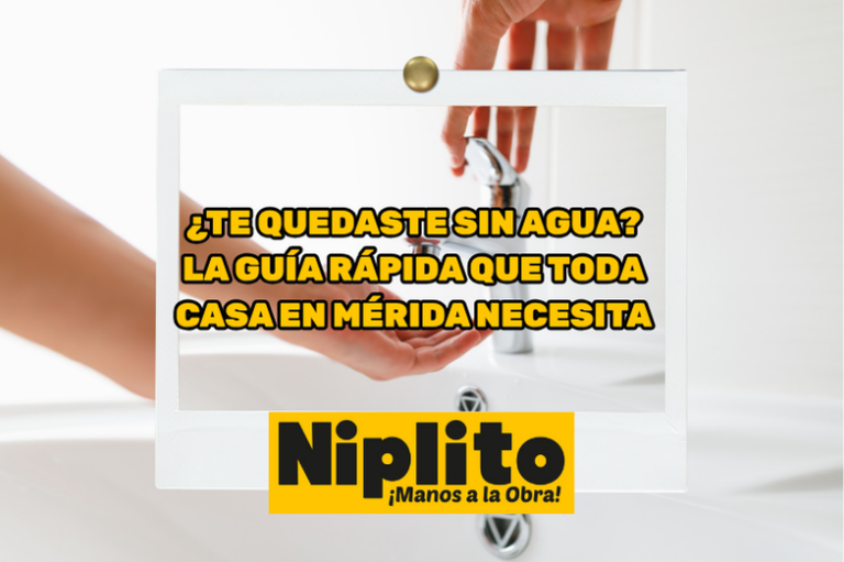 ¿Te quedaste sin agua? La guía rápida que toda casa en Mérida necesita