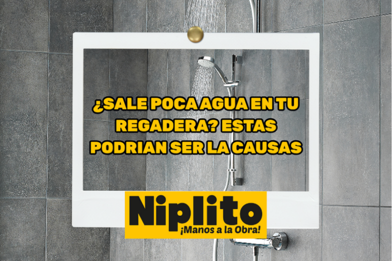 ¿Sale poca agua en tu regadera? Estas podrían ser las causas